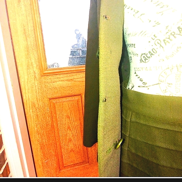 SALE! Gianni Versace 42 6 Olive Green Wool Rare Tailored Vintage Skirt Suit - Picture 7 of 10